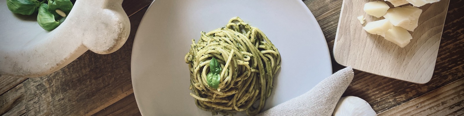 Pasta Garofalo - Spaghetti mit grünem Pesto