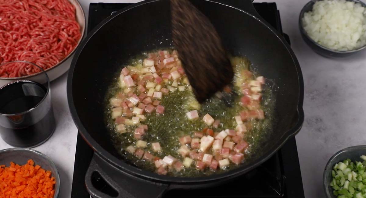 Paso a paso gnocchi alla romana pancetta