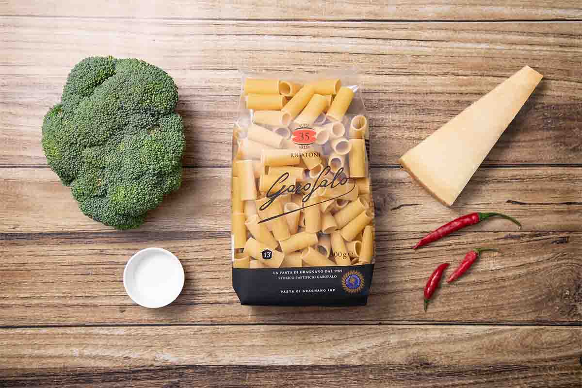 paso a paso pasta con brocoli ingredientes