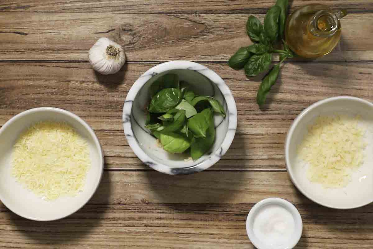 paso a paso penne pesto albahaca albahaca