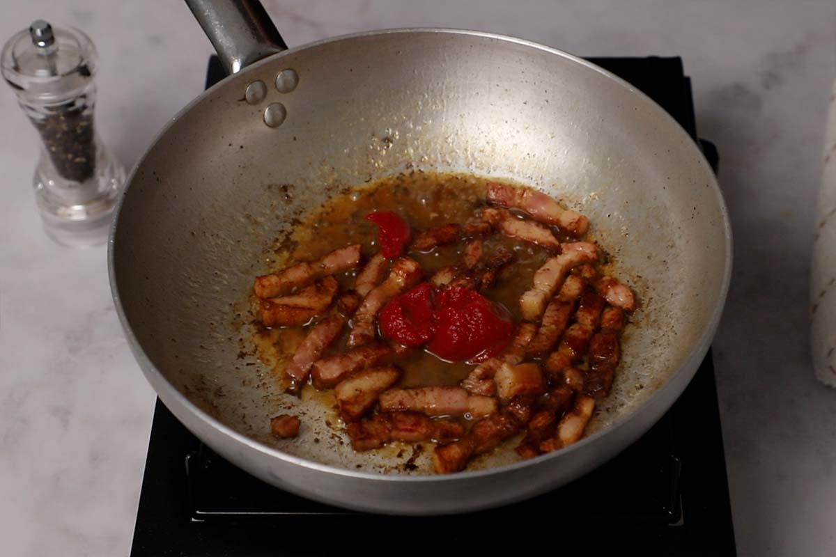 paso a paso penne alla vodka tomate