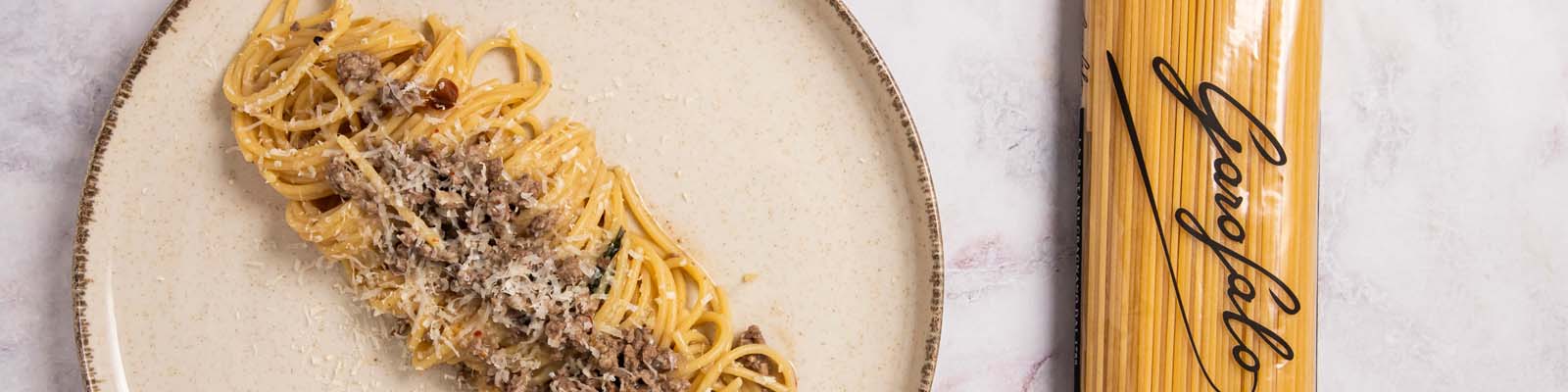 Pasta Garofalo - Spaghetti con Carne Picada – Receta fácil y rápida