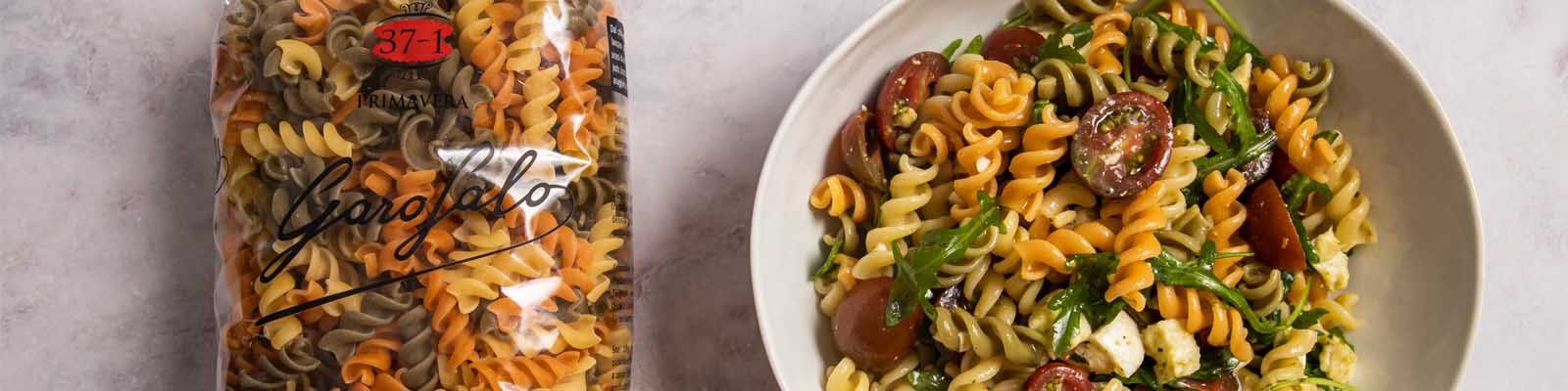 Pasta Garofalo - Ensalada de pasta de colores – Receta fácil y deliciosa