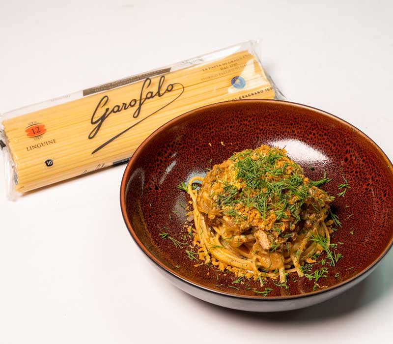 Pasta Garofalo - Linguine con salsa de sardinas: un plato de pasta con sabor a mar