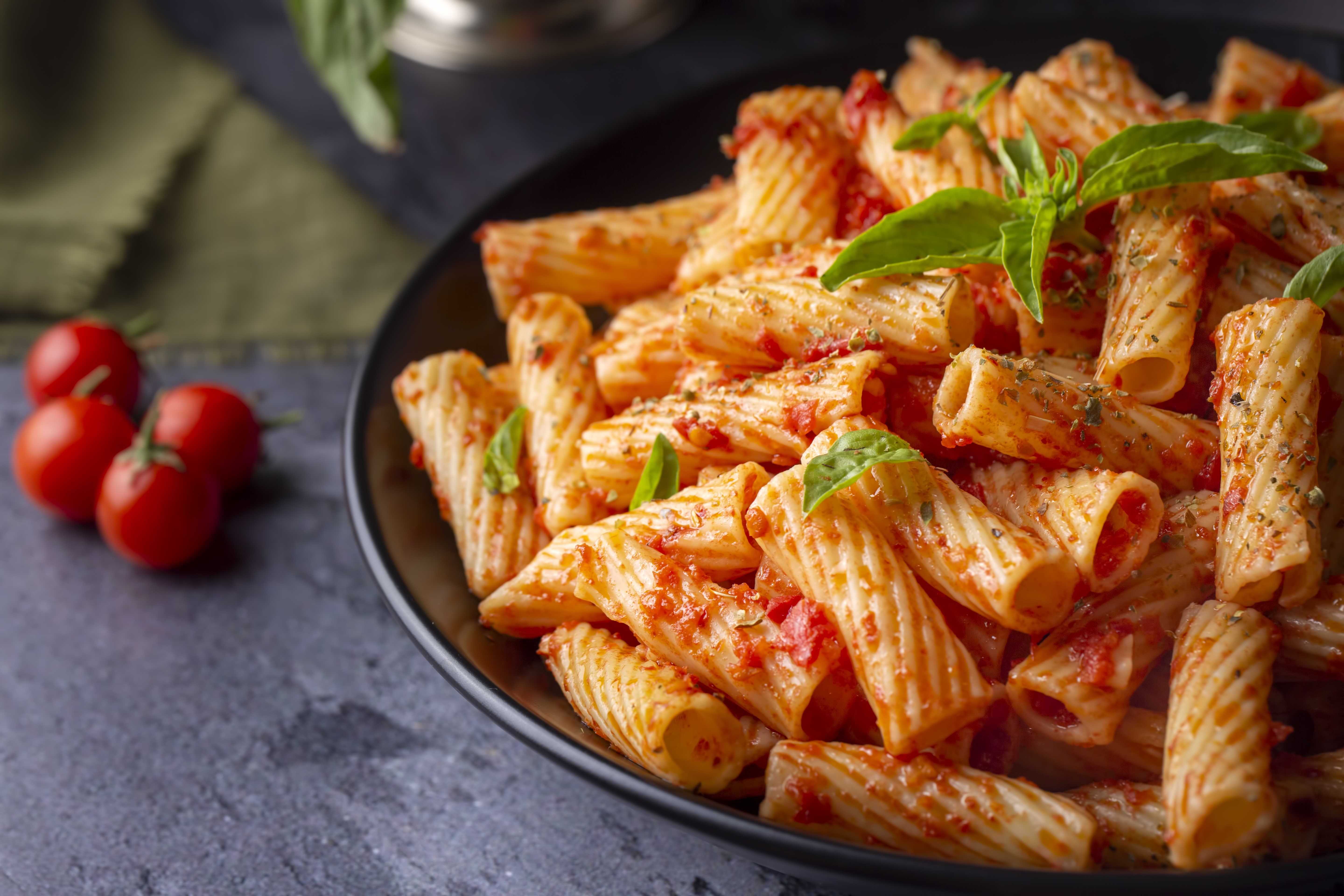 Pasta con salsa de tomate