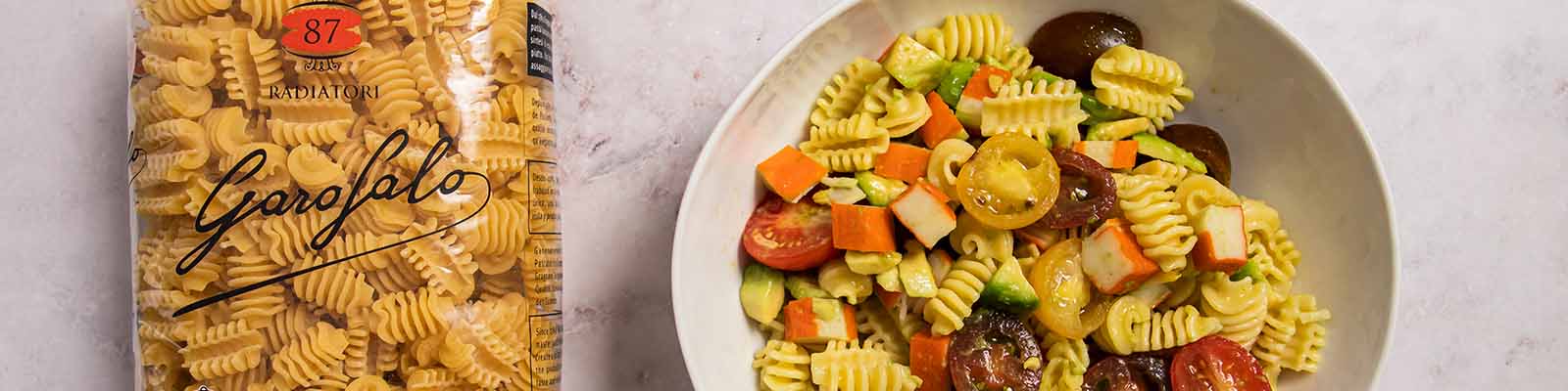 Pasta Garofalo - Ensalada de pasta con aguacate: ligera y saludable