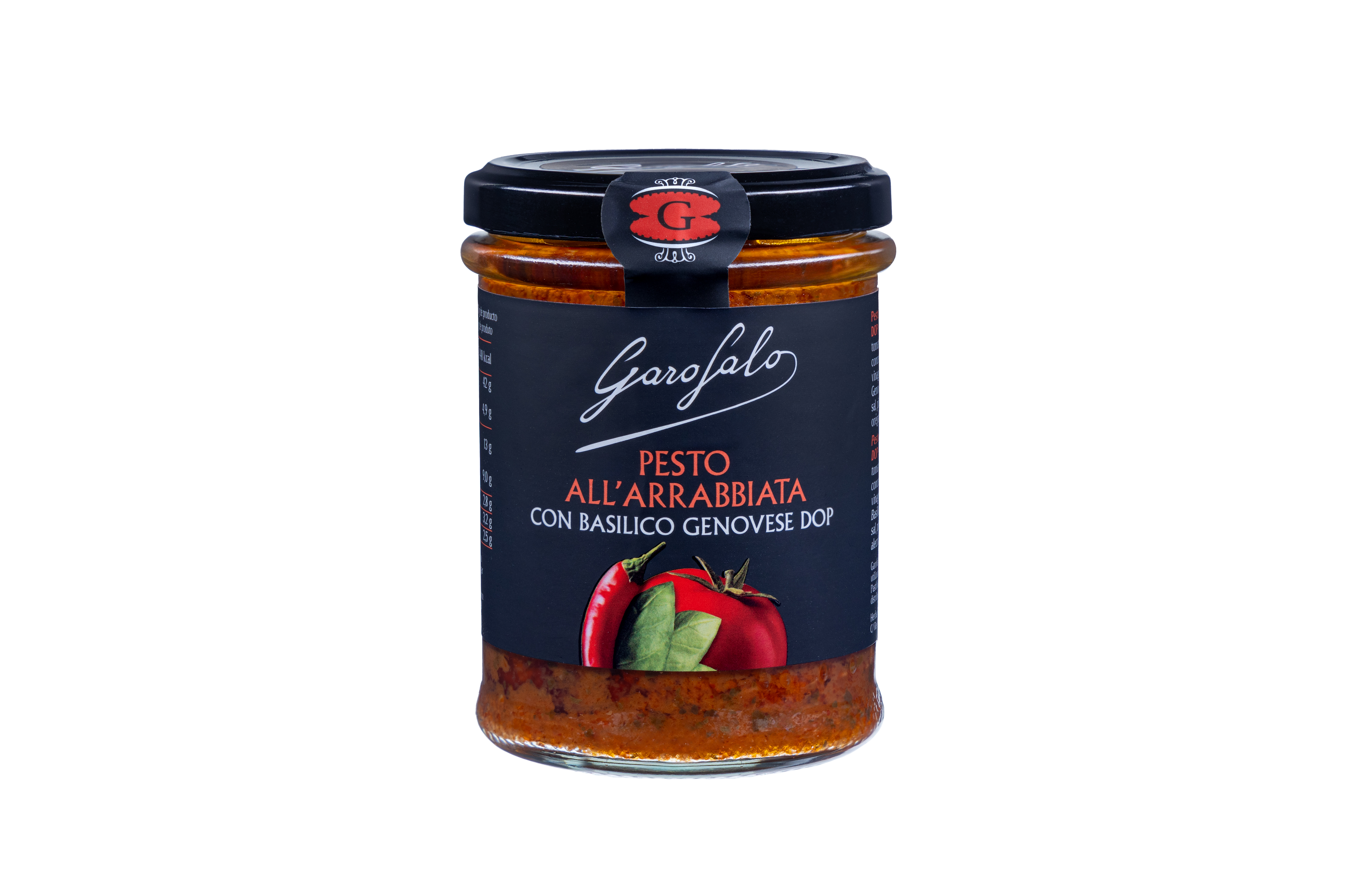 Pasta Garofalo - Pesto all’arrabbiata con Basilico Genovese DOP