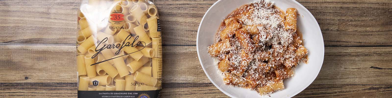 Pasta Garofalo - Receta de Rigatoni con Carrilleras al Vino Tinto