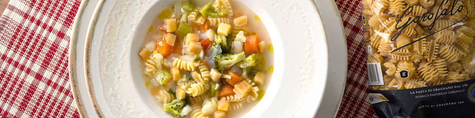 Pasta Garofalo - Minestrone di Radiatori: Receta Tradicional Italiana