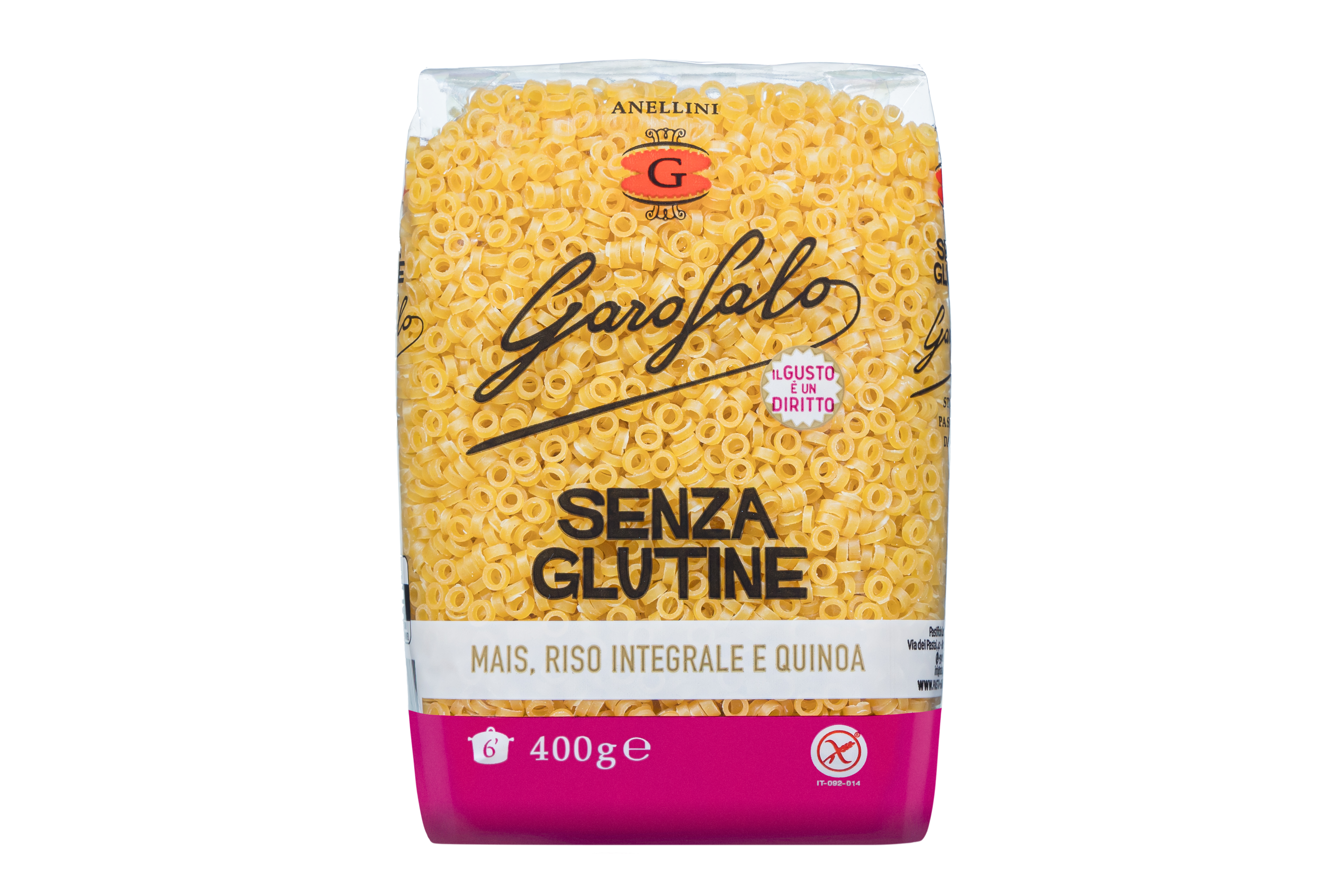 Pasta Garofalo - Anellini senza glutine
