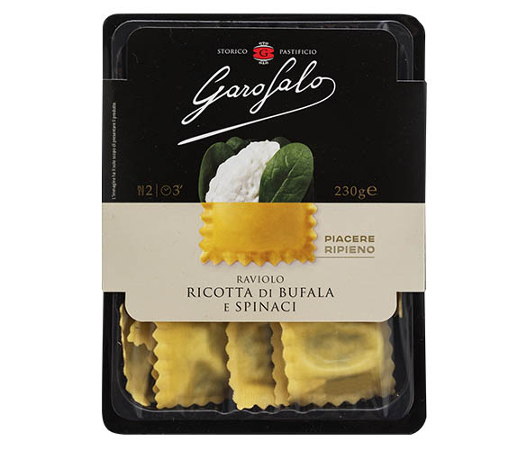 Ravioli Ricotta di Bufala e Spinaci - Fresh Filled Pasta - Pasta Garofalo